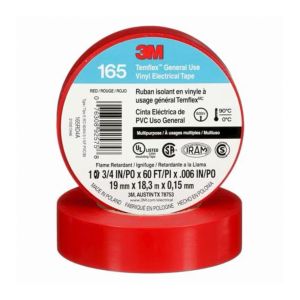 Vinyl isolatietape rood 19mm x 18m 165RD4A