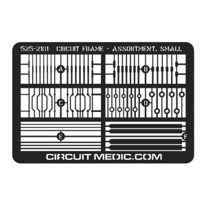 Circuit frame, tin/lead plated, 5,7x3,8cm 525-2101-2X