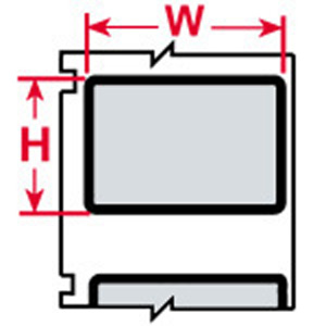 LS2000 Labels 250/pak CL-1429-969-BK