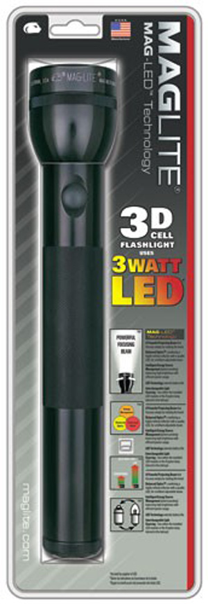 3-D Cell LED Flashlight ST3D016