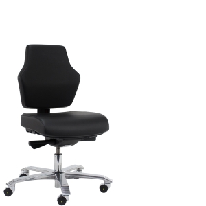 Stoel kunstleer zwart Synchromatic At Work S ESD