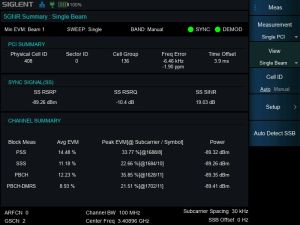 5G NR OTA Measurement Software Optie SHA860-NR